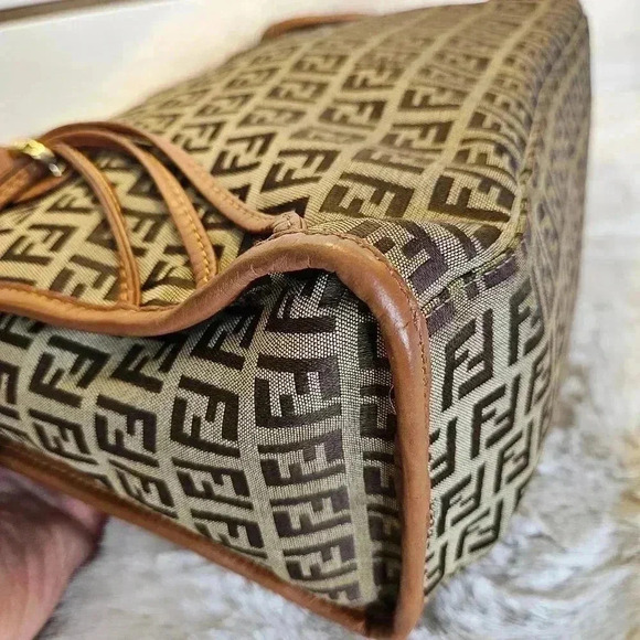 Fendi Cabas  Zucchino Handbag - Picture 7 of 16